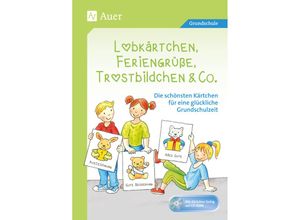 9783403081425 - Lobkärtchen Feriengrüße Trostbildchen & Co m CD-ROM Geheftet