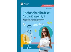 9783403081845 - Rechtschreibrätsel für die Klassen 7-8 - Birgit Weiß Geheftet