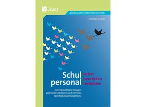 9783403082231 - Schulpersonal leiten beurteilen fortbilden - Christian Scherer Geheftet