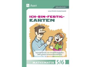 9783403084624 - Ich-bin-fertig-Karten Mathematik Klassen 5-6 - Lena-Christin Grzelachowski Box