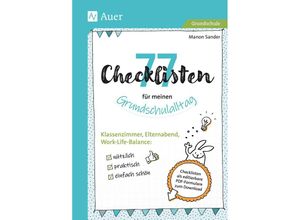 9783403084648 - 77 Checklisten für meinen Grundschulalltag - Manon Sander Geheftet