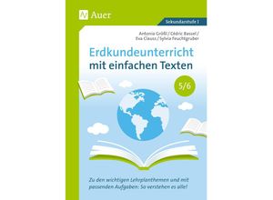 9783403085546 - Erdkundeunterricht mit einfachen Texten 5-6 - C Bassel E Clauss S Feuchtgruber Kartoniert (TB)