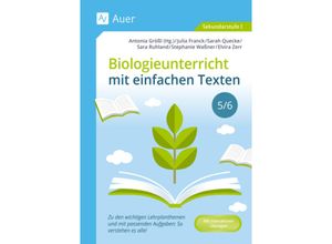 9783403085553 - Biologieunterricht mit einfachen Texten 5-6 - Franck Quecke Ruhland Kartoniert (TB)