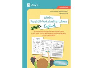 9783403085645 - Meine Ausfüll-Vokabelheftchen Englisch - Julia Fromm Nadine Kuhn Carolin Speier Geheftet