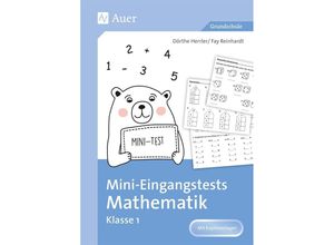 9783403086116 - Mini-Eingangstests Mathematik - Klasse 1 - Patrycja Frenz Carla Mandler Zoha Khorshidi Geheftet