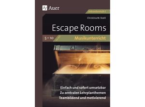 9783403087366 - Escape Rooms für den Musikunterricht 5-10 - Christina M Stahl Geheftet