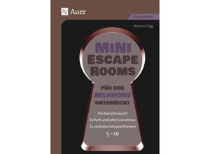 9783403087946 - Mini-Escape Rooms für den Religionsunterricht - Stephan Sigg Geheftet