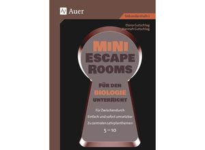 9783403088165 - Mini-Escape Rooms für den Biologieunterricht - Elona Gutschlag Hannah Gutschlag Geheftet