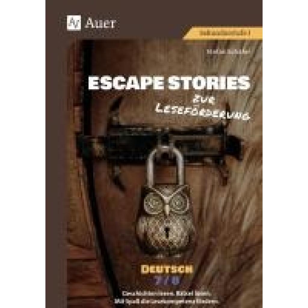 9783403088851 - Schäfer Stefan Escape Stories zur Leseförderung Deutsch 7-8