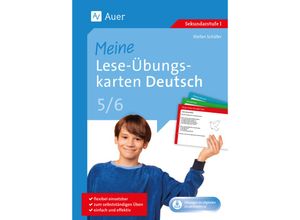 9783403089087 - Meine Lese-Übungskarten Deutsch 5-6 m 1 Beilage - Stefan Schäfer Gebunden