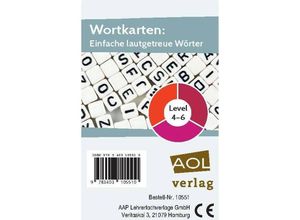 9783403105510 - Das LRS-Programm für die Regelschule (GS)   Wortkarten Einfache lautgetreue Wörter - Level 4-6 (Kartenspiel) - Kristina Poncin