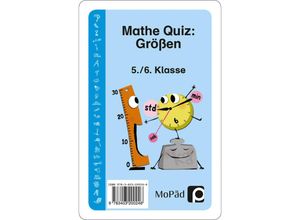 9783403200246 - Mathe-Quiz   Mathe-Quiz Größen (Kartenspiel) - Jens Eggert Kartoniert (TB)