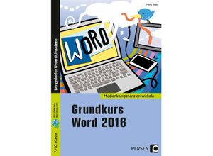 9783403202929 - Grundkurs Word 2016 - Heinz Strauf Kartoniert (TB)