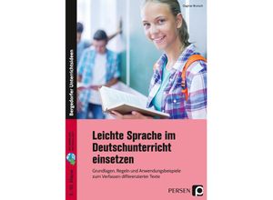 9783403203698 - Leichte Sprache im Deutschunterricht einsetzen - Dagmar Brunsch Kartoniert (TB)