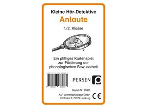 9783403203889 - Kleine Hör-Detektive Anlaute (Kartenspiel) - Bernd Wehren