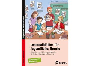 9783403203971 - Bergedorfer® Unterrichtsideen   Lesemalblätter für Jugendliche Berufe - Christine von Pufendorf Saskia Dümmel Geheftet