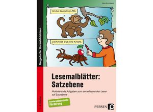 9783403205487 - Lesemalblätter Satzebene - Klara Kirschbaum Geheftet