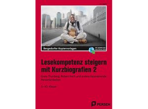 9783403208464 - Lesekompetenz steigern mit Kurzbiografien 2 - Jens Eggert Kartoniert (TB)