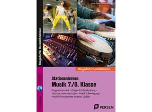 9783403208723 - Stationenlernen Musik 7 8 Klasse - Ursula Tilsner Melanie Neumann Taschenbuch