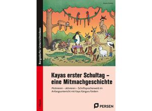 9783403209591 - Kayas erster Schultag - eine Mitmachgeschichte - Ariane Charbel Geheftet