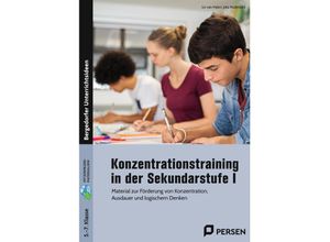 9783403209720 - Konzentrationstraining in der Sekundarstufe I - Liv van Halen Julia Rosendahl Geheftet