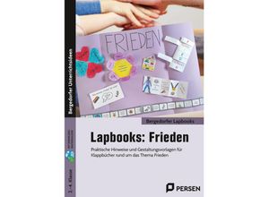 9783403210566 - Lapbooks Frieden - 2-4 Klasse - Marcel Scheler Geheftet