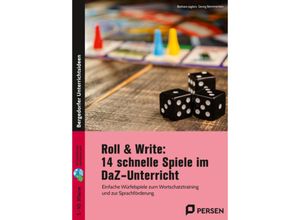 9783403211464 - Roll & Write 14 schnelle Spiele im DaZ-Unterricht - Barbara Jaglarz Georg Bemmerlein Taschenbuch