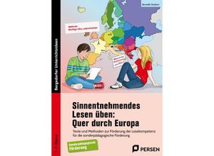 9783403211808 - Sinnentnehmendes Lesen üben Quer durch Europa - Benedikt Straßner Gebunden