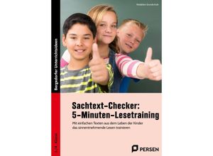 9783403212003 - Sachtext-Checker 5-Minuten-Lesetraining - GS - Redaktion Grundschule Geheftet