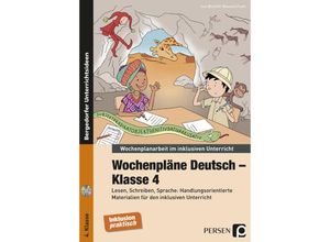 9783403234968 - Bergedorfer® Unterrichtsideen   Wochenpläne Deutsch - Klasse 4 m 1 CD-ROM - Ines Bischoff Manuela Frank Gebunden