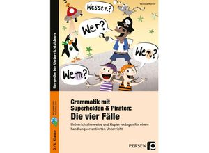 9783403236252 - Grammatik mit Superhelden & Piraten Die 4 Fälle - Vanessa Martini Kartoniert (TB)