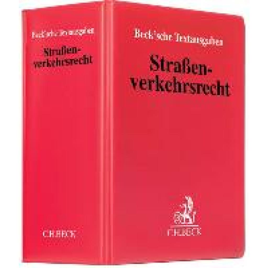 9783406439315 - Straßenverkehrsrecht (mit Fortsetzungsnotierung) Inkl 105 Ergänzungslieferung