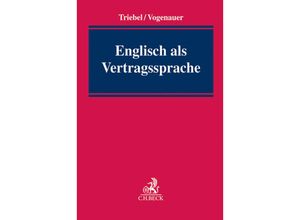 9783406641657 - Englisch als Vertragssprache - Volker Triebel Stefan Vogenauer Kartoniert (TB)