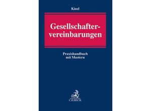 9783406650512 - Gesellschaftervereinbarungen - Ulrich-Peter Kinzl Leinen