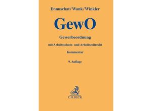 9783406666803 - Gewerbeordnung (GewO) - Rolf Wank Jörg Ennuschat Leinen