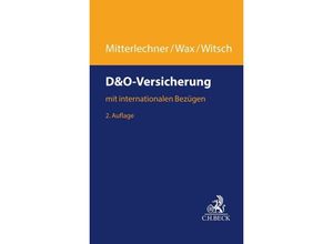 9783406695919 - D&O-Versicherung - Hermann Mitterlechner Thomas Wax Hendrik Witsch Kartoniert (TB)