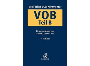 9783406710704 - Beckscher VOB-Kommentar VOB Teil B Leinen