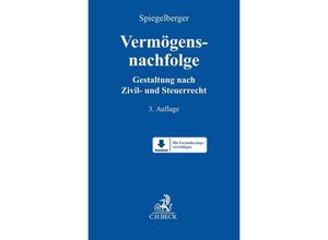 9783406711091 - Vermögensnachfolge m CD-ROM - Sebastian Spiegelberger Leinen