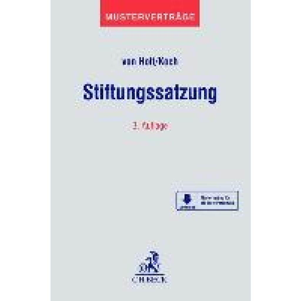9783406715600 - Holt Thomas von Stiftungssatzung