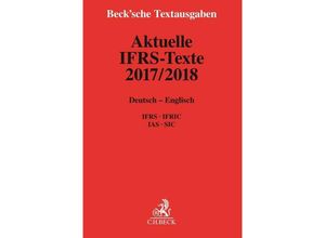 9783406718533 - Becksche Textausgaben   Aktuelle IFRS-Texte 2017 2018 Kartoniert (TB)