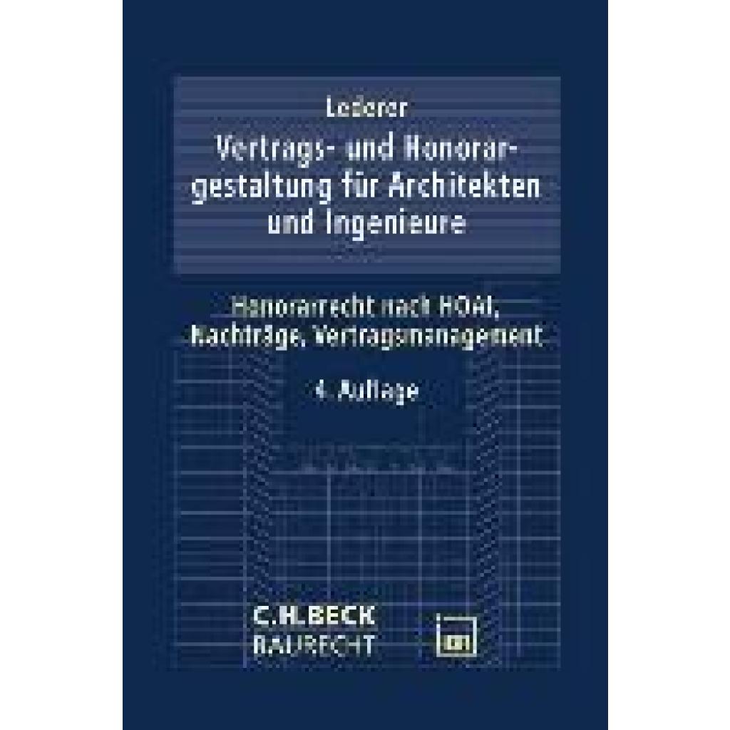 9783406719950 - Vertrags- und Honorargestaltung bei Architekten- und Ingenieurleistungen
