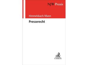 9783406727207 - Presserecht - Gero Himmelsbach Roger Mann Kartoniert (TB)