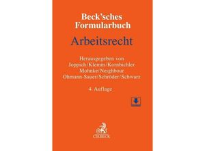 9783406729331 - Becksches Formularbuch Arbeitsrecht Leinen