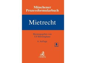 9783406731525 - Münchener Prozessformularbuch Bd 1 Mietrecht Leinen