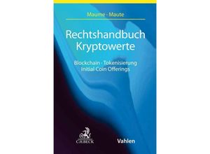 9783406734335 - Rechtshandbuch Kryptowerte - Philipp Maume Lena Maute Leinen