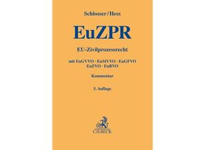 9783406744372 - Gelbe Erläuterungsbücher   EU-Zivilprozessrecht - Peter F Schlosser Burkhard Hess Leinen