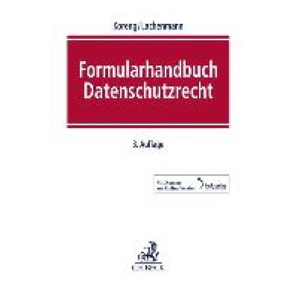 9783406749049 - Formularhandbuch Datenschutzrecht