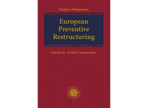 9783406753503 - European Preventive Restructuring - Christoph G Paulus Reinhard Dammann Leinen