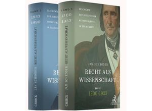 9783406760891 - Recht als Wissenschaft Gesamtwerk in 2 Bänden - Jan Schröder Kartoniert (TB)