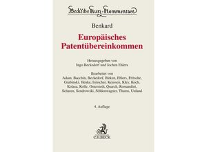 9783406761959 - Becksche Kurz-Kommentare   Europäisches Patentübereinkommen Leinen